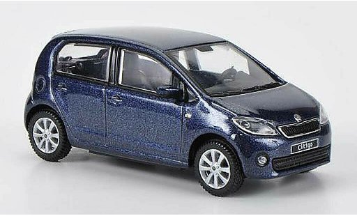 Skoda Citigo Base 1/43 Abrex bleugrise 5-Turer 2012 miniature