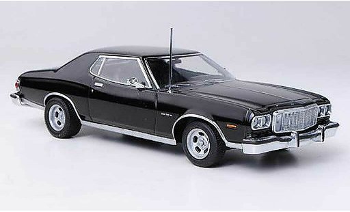 Ford Gran Torino Gran Torino 1/43 Minichamps noire 1976 miniature
