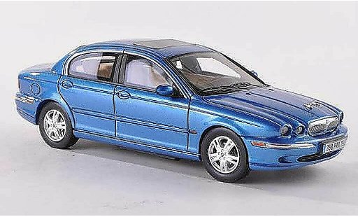 Jaguar X-Type Base 1/43 Premium X clair-bleu LHD 2004 miniature