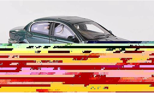Jaguar X-Type Base 1/43 Premium X noire-vert RHD 2004 miniature