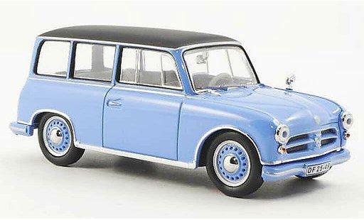 AWZ P70 berline 1/43 IST Models bleu/noire 1957 miniature
