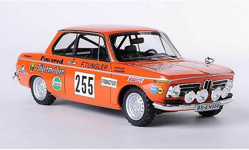 Bmw 2002 ti 1/43 Neo No.255 Jegermeister W.Stiller / A.Wagener Rally Monte Carlo 1973 miniature