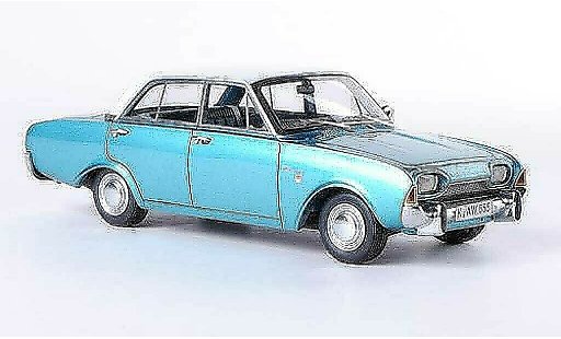Ford Taunus 17M P3 1/43 Neo () bleu/blanche 4-Turer miniature