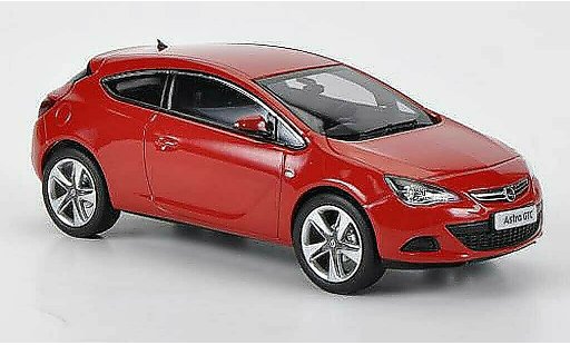 Opel Astra GTC 1/43 MotorArt J rouge 2012 miniature
