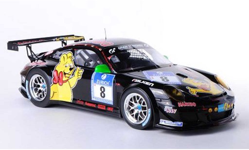 Porsche 911 GT3 1/18 Spark R 2011 No.8 Haribo 24h Nurburgring R.Westbrook/C.Menzel/M.Sursberg/H.G.Riegel miniature