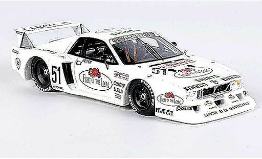 Lancia Beta Monte Carlo 1/43 Spark No.51 Fruit of the Loom H.Heyer DRM Zolder 1980 miniature