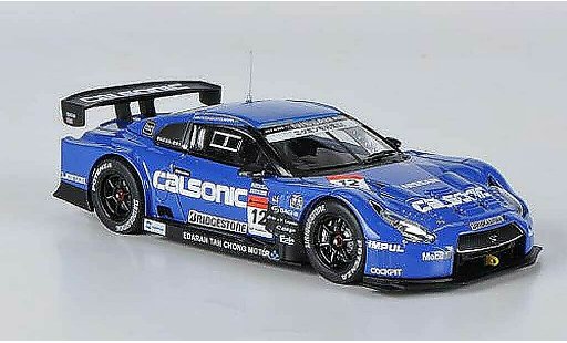 Nissan Skyline R35 1/43 Ebbro GT-R Calsonic Impul No.12 T.Matsuda / J.P.Oliveira Super GT500 2012 miniature