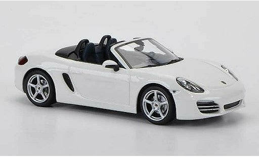 Porsche Boxster Base 1/43 Minichamps (987) blanche 2012 miniature