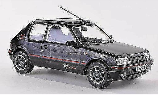 Peugeot 205 GTI 1/43 Vanguards 1.9 Radio 1 L825 OMG noire miniature