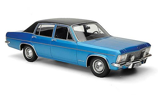 Opel Admiral B 1/18 BoS Models 2800S bleu/noire limit&Atilde;&copy;e Auflage 1.000 1971 miniature