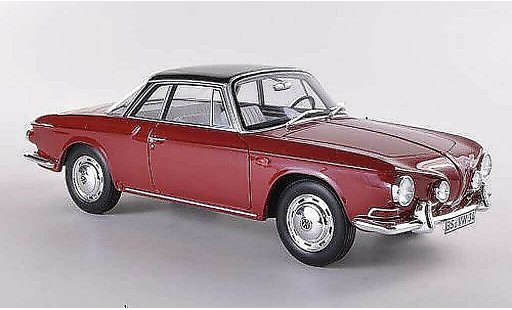 Volkswagen Karmann Ghia Base 1/18 BoS Models Ghia T34 rouge/noire limit&Atilde;&copy;e Auflage 1.000 1961 miniature