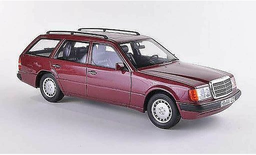 Mercedes 300 Coupe 1/18 BoS Models (S124) rouge limit&Atilde;&copy;e Auflage 1.000 pi&Atilde;&uml;ce 1990 miniature