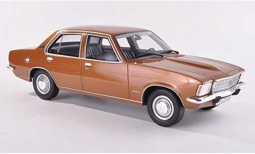 Opel Rekord D 1/43 BoS Models 2100D noire-dore limitee edition 1.000 1973 miniature
