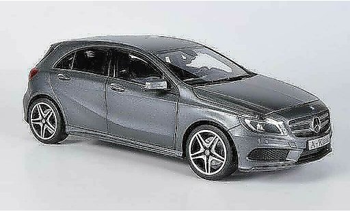 Mercedes Classe A Base 1/18 Norev (W176) grise 2012 miniature