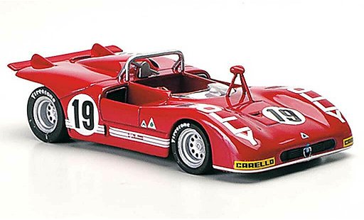 Alfa Romeo 33.3 prototipo 1/43 M4 1972 No.19 Zeccoli / Alberti Interlagos 1972 miniature