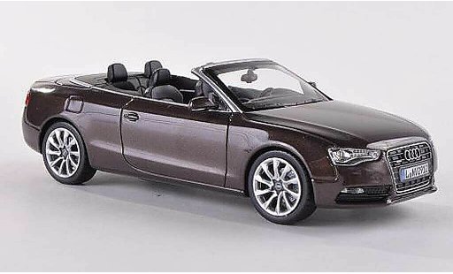 Audi A5 cabriolet 1/43 Norev Cabrio marron 2012 miniature