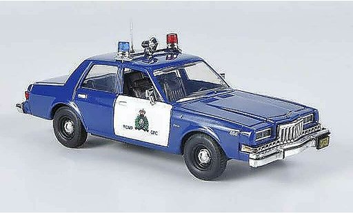 Dodge Diplomat police 1/43 First Response RCMP - Royal Canadian Mounted 1985 miniature