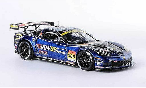 Chevrolet Corvette course 1/43 Ebbro C6 No.360 Run Up Group A.Tanaka/T.Shirasaka SGT 300 2012 miniature