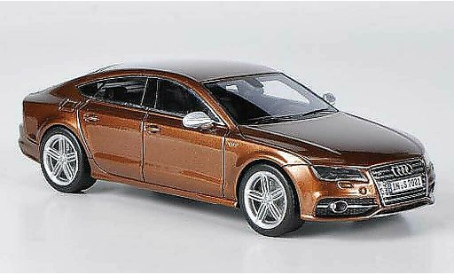 Audi S7 sportback 1/43 Schuco marron 2011 miniature
