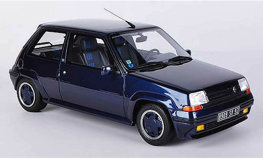 Renault 5 Alain Oreille 1/18 Ottomobile GT Turbo bleu miniature