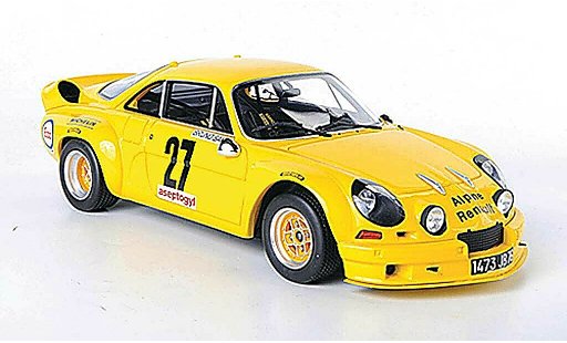 Alpine A110 1800s groupe 5 1/18 Ottomobile jaune miniature