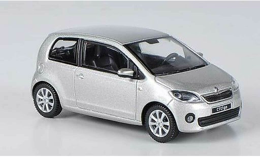 Skoda Citigo 3 portes 1/43 Abrex grise Leaf 3- 2012 miniature