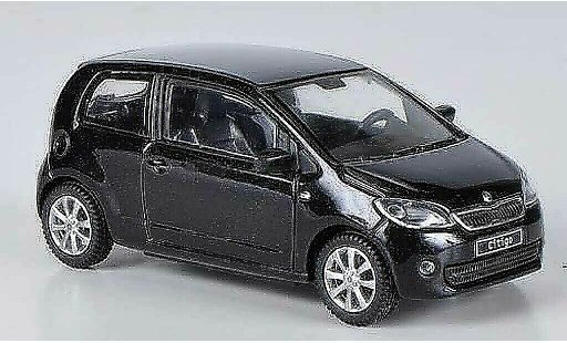 Skoda Citigo 3 portes 1/43 Abrex noire 3- 2012 miniature