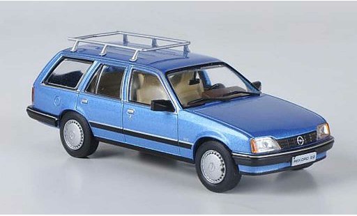 Opel Rekord E2 1/43 Hachette Caravan bleu (ohne Magazin) 1982 miniature