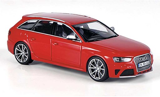 Audi RS4 avant 1/43 Minichamps (Typ B8) rouge 2012 miniature