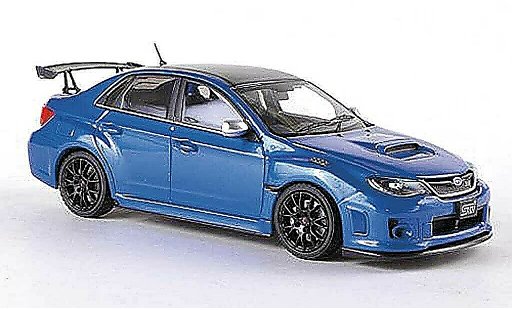 Subaru Impreza WRX 1/43 Ebbro STI S206 NBR Challenge Package bleue/carbon RHD miniature