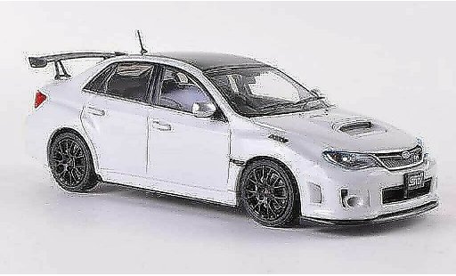 Subaru Impreza WRX 1/43 Ebbro STI S206 NBR Challenge Package blanche/carbon RHD miniature