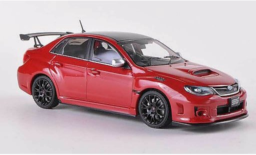 Subaru Impreza WRX 1/43 Ebbro STI S206 NBR Challenge Package rouge/carbon RHD miniature