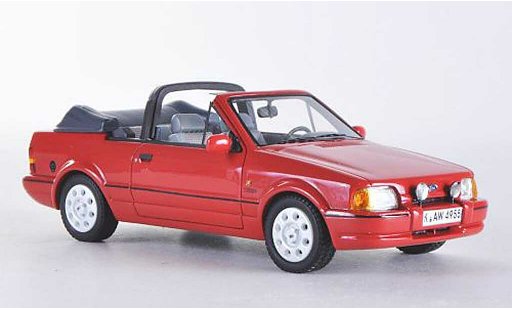 Ford Escort Cabriolet 1/43 Neo MkIV rouge 1986 miniature