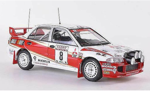 Mitsubishi Lancer Evolution III 1/43 HPI No.8 RalliArt D.Auriol / D.Giraudet Rally Sanremo 1996 miniature