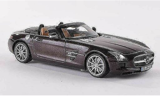 Mercedes SLS Roadster 1/43 Schuco AMG (R197) marron 2012 miniature