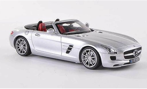 Mercedes SLS Roadster 1/43 Schuco AMG (R197) grise 2012 miniature