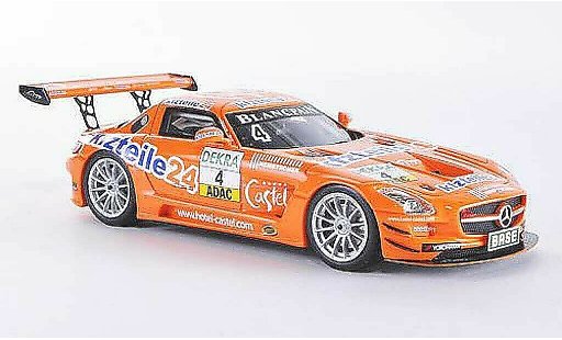 Mercedes SLS GT3 1/43 Schuco AMG No.4 kfzteile24 MS Racing Team Stoll / Dobitsch ADAC GT Masters-Saison 2012 miniature