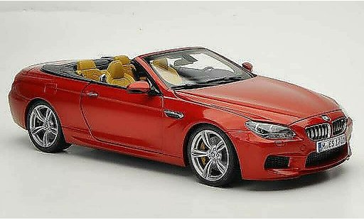 Bmw M6 Cabriolet 1/18 Paragon F12 orange 2012 miniature