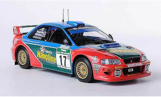Subaru Impreza WRC 1/43 IXO No.17 Team P.Bourne / G.Vincent Rally Neuseeland 2000 miniature