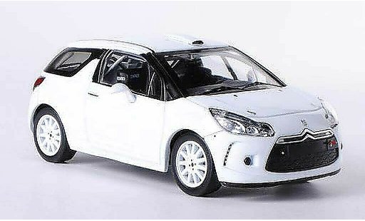 DS Automobiles DS3 R3 1/43 IXO blanche Plain Body Version 2010 miniature