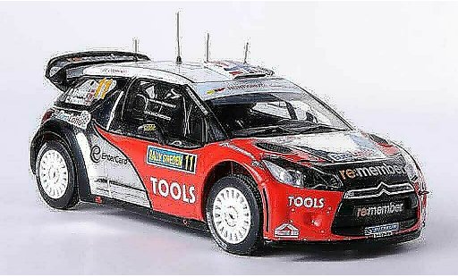 DS Automobiles DS3 WRC 2011 1/43 IXO No.11 Petter Solberg World Rally Team P.Solberg / C.Patterson Rally Su&Atilde;&uml;de miniature