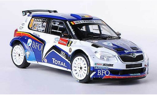 Skoda Fabia S2000 1/43 IXO No.3 BFO F.Loix / F.Miclotte Rally Ypern 2011 miniature