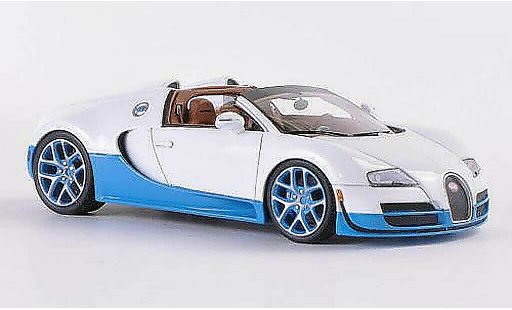Bugatti Veyron Grand Sport 1/43 Look Smart 16.4 blanche/bleu Paris Motorshow 2012 miniature