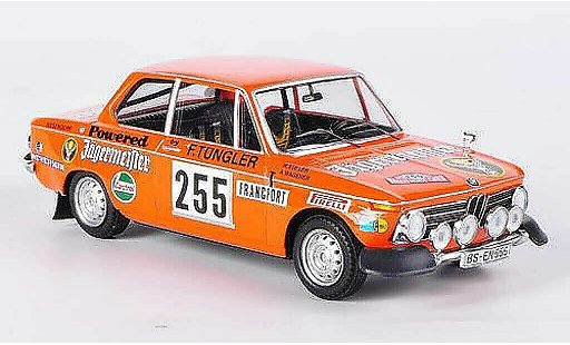 Bmw 2002 ti 1/43 Trofeu No.255 Jagermeister Stiller/Wagener Rally Monte Carlo 1973 miniature