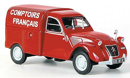 Citroen 2CV Fourgonnette 1/43 Eligor AZU Comptoirs Francais miniature
