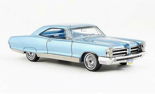 Pontiac Bonneville Hardtop 1/43 Neo Coupe bleu 1965 miniature