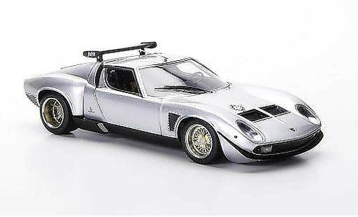 Lamborghini Miura Jota 1/43 FrontiArt SVR grise 1972 miniature