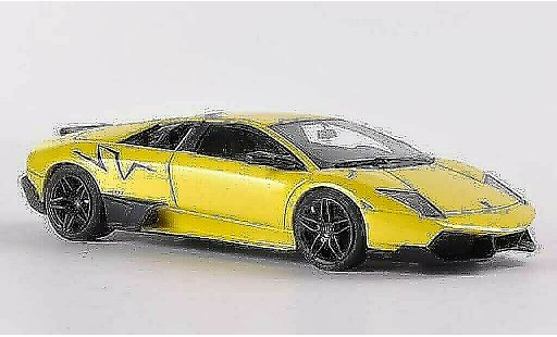 Lamborghini Murcielago LP670 1/43 Look Smart SV Fixed Wing jaune miniature