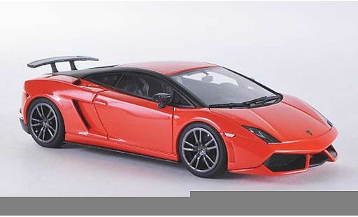 Lamborghini Gallardo LP570-4 1/43 Look Smart Superleggera Edizione Tecnica orange/matnoire miniature