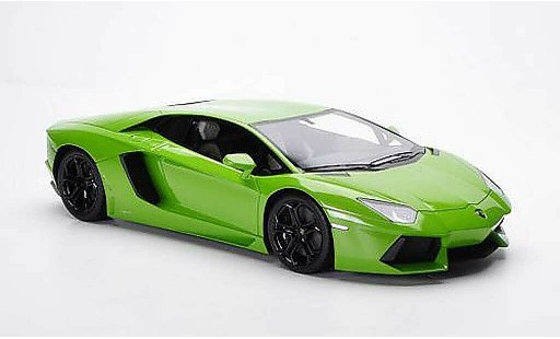 Lamborghini Aventador LP700-4 1/18 FrontiArt verte 2011 miniature